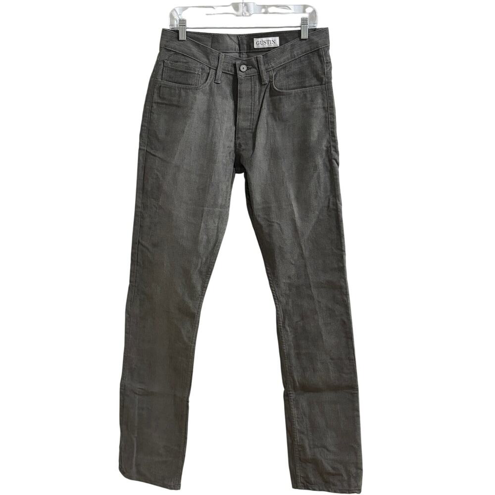 Gustin Men’s Straight Jeans - Charcoal Gray
